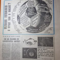 ziarul adevarul de duminica 8 iulie 1990-articole despre mondialul din italia