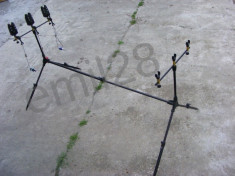 Set Rod pod - Rodpod pentru 3 lansete + 3 Avertizori Wind Blade + 3 Swingere foto