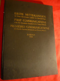 Asociatia Internat. Incercarea Materialelor- Prima Sesiune Comunicari 1930 Zuric