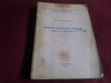 Cumpara ieftin SORIN BERCESCU - COURS DE LITTERATURE FRANCAISE 1976