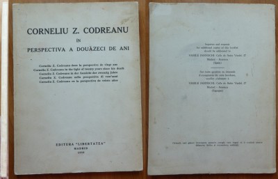 Corneliu Zelea Codreanu in perspectiva a douazeci de ani, Madrid, 1959 foto