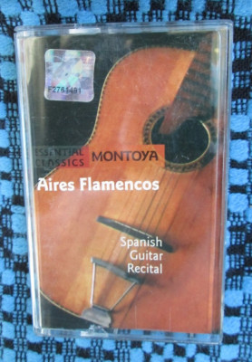MONTOYA - AIRES FLAMENCOS. SPANISH GUITAR RECITAL (1 CASETA AUDIO ORIGINALA!) foto