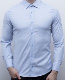 Camasa bleu barbat - camasa slim fit camasa barbat camasa eleganta cod 161