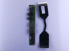Placa mufa alimentare audio jack Laptop MSI X320 MS-1351N ver 1.1 foto