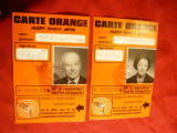 2 Carduri Orange pt Transport in Paris 1988