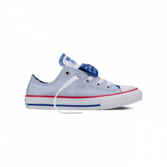 Pantofi sport copii Converse CHUCK TAYLOR ALL STAR DOUBLE T - marime 33.5 foto