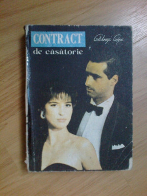 e2 Contract De Casatorie - Gardonyi Geza foto