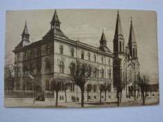 Carte postala Timisoara, Scoliile surorilor Notre Dame - necirculata 1925 foto
