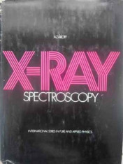 X-ray Spectroscopy - Leonid V. Azaroff ,412715 foto