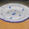 8097-Farfurie Meissen cu flori albastrele stare buna-24 cm.