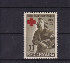 ROMANIA 1956 LP 407 CRUCEA ROSIE MNH foto