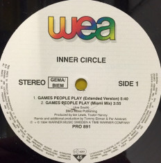 Inner Circle - Games People Play 1994, disc vinil Maxi Single hit reggae foto