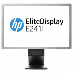 Monitor 24 inch LED, IPS, Full HD, HP EliteDisplay E241i, Silver &amp;amp; Black foto