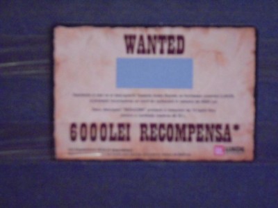 CALENDAR DE BUZUNAR- LUKOIL 2013- WANTED 600LEI RECOMPENSA. foto