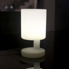 Baby - lampa led alba 28 cm foto