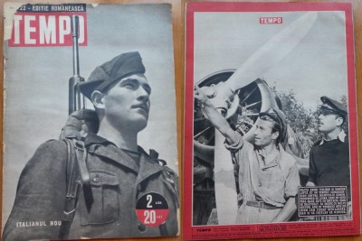 Revista de razboi italiana Tempo , in limba romana , nr. 22 , 1942 foto