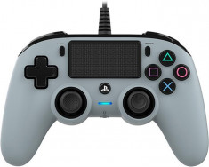 Controller Nacon Wired Compact Color Edition Silver Ps4 foto