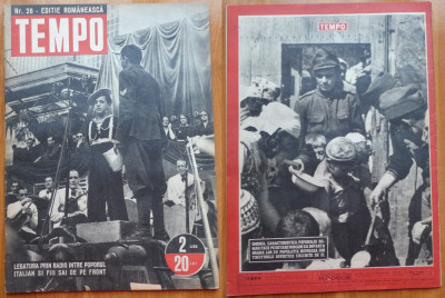 Revista de razboi italiana Tempo , in limba romana , nr. 26 , 1942 foto