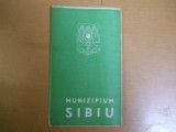 Sibiu ghidul turistic al miniciupiului cu harta color trasee text limba germana