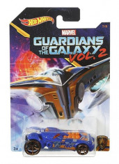 Masinuta Hot Wheels Car Marvel Guardians Of The Galaxy Vol.2 Rocketfire foto