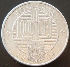 Moneda 1000 Lei - ROMANIA, anul 2004 *cod 2395 ALLU foto