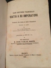 Caiu Suetoniu Trancuillu - Viatia a XII Imperatori (1867) foto