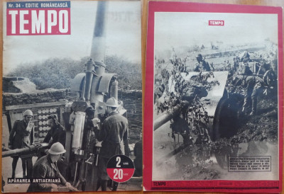 Revista de razboi italiana Tempo , in limba romana , nr. 34 , 1942 foto