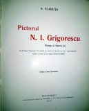 RARA = CARTE VECHE -PICTORUL N I GRIGORESCU - AL VLAHUTA -1910 - EXEMPLAR NR 370