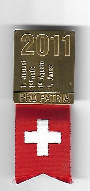 Medalie insigna Pro Patria 1 August 2011