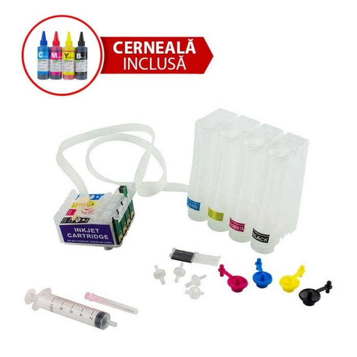 Sistem de alimentare continua ciss pentru EPSON BX625 SX625 SX620 SX520 SX525 Sistem de alimentare continua ciss pentru EPSON BX625 SX625 SX620 SX520 SX525