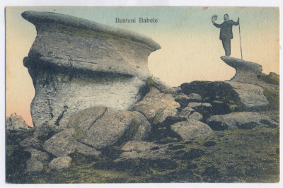 4314 - BABELE Mountain, BUSTENI, Romania - old postcard - unused foto