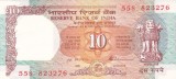 Bancnota India 10 Rupii (1992) - P88a UNC