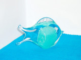 Cumpara ieftin Statueta cristal Murano sommerso suflata-modelata manual - baloon fish - Venetia