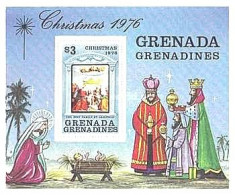 Grenada Grenadines 1976 - Craciun, colita neuzata foto