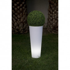 Cosmy - Vaza luminoasa alba conica 90 cm foto