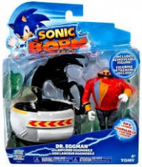 Jucarie Sonic Boom 3 Inch Figure Dr Eggman With Ripcord Eggmobile foto