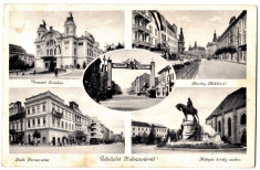 Cluj Kolozsvar ilustrata multipla,colaj,circulata in 1940 foto