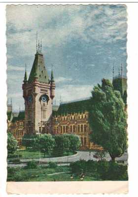 CPI B 10197 CARTE POSTALA - IASI. PALATUL CULTURII, 1960, RPR foto