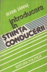 Introducere in stiinta conducerii foto