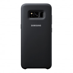 Husa de protectie Silicone Cover Samsung pentru Galaxy S8, Silver/Gray foto