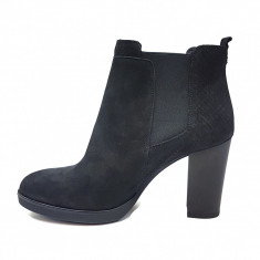 Botine dama, din piele naturala, marca Badura, culoare negru, marimea 38 foto