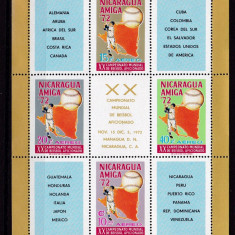 Nicaragua 1972 sport bassebal MI bl.74 MNH w49