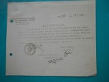 HOPCT DOCUMENT VECHI NR 233 ADEVERINTA INSTITUTUL POLITEHNIC GALATI 1961, Romania 1900 - 1950, Documente