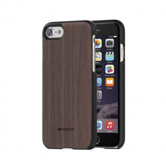 Husa de lemn Mozo Back Cover Apple iPhone 7 Black Walnut foto