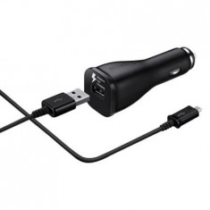 Incarcator auto rapid Samsung 2.0A + cablu 1.5m, Black (Bulk) foto