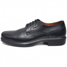 Pantofi barbati, din piele naturala, marca Geox, culoare negru, marimea 41 foto