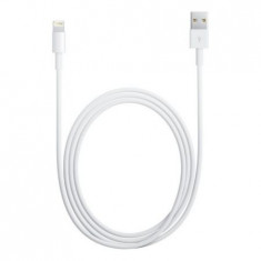 Cablu de date si incarcare original Apple, cu mufa Apple Lightning, 1m, White foto