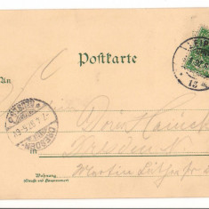CPI B 10199 CARTE POSTALA - LEIPZIGER, ROSENTHAL, GRUSS, 1897