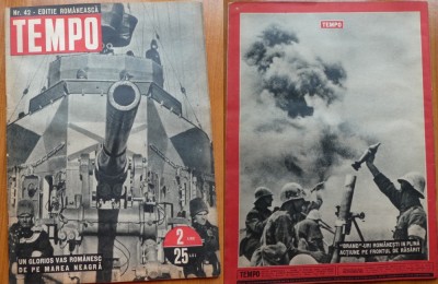 Revista de razboi italiana Tempo , in limba romana , nr. 42 , 1943 foto
