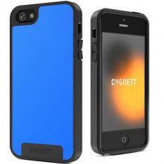 Husa de protectie Cygnett Apollo Hybrid pentru iPhone SE/5s/5, Blue/Grey foto